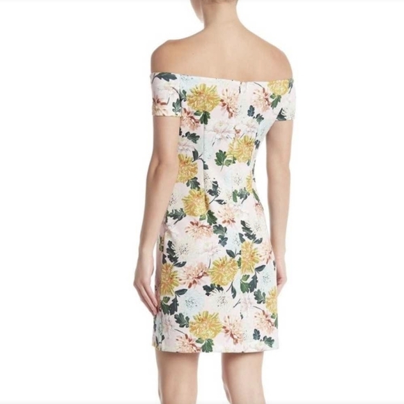 Sam Edelman Scuba Floral Off Shoulder Dress 6 - Picture 4 of 10